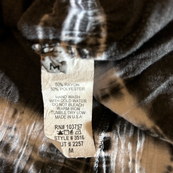 🎅🏻 UNIQUE AWAKE COUTURE LOS ANGELES TIE-DYED COVERUP DRESS NWT MED. - Picture 9 of 12